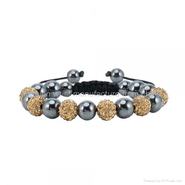 Shamballa Bracelet Crystal Beads  3