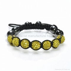 Shamballa Bracelet Crystal Beads 