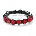 Shamballa Bracelet Crystal Beads  2