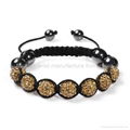 Shamballa Bracelet Crystal Beads  4