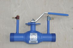 control ball valve,welded ends,flanged