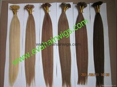 100% remy keratin pre-bonded hair