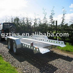 Galvanized car trailer