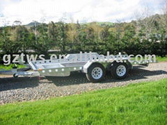 Galvanized automobile trailer