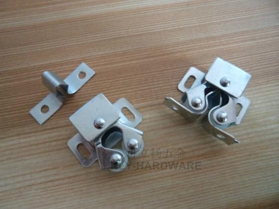 Zinc Plated Double Roller Catch,cabinet catch