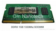 DDR3 PC10660U 1GB SODIMM 1333Mhz