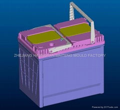 蓄电池外壳模具