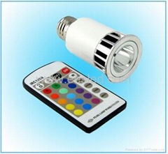 1x5w rgb led spot light