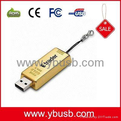 gold bar usb Flash Drive