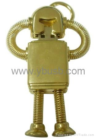 metal robot usb drive 2