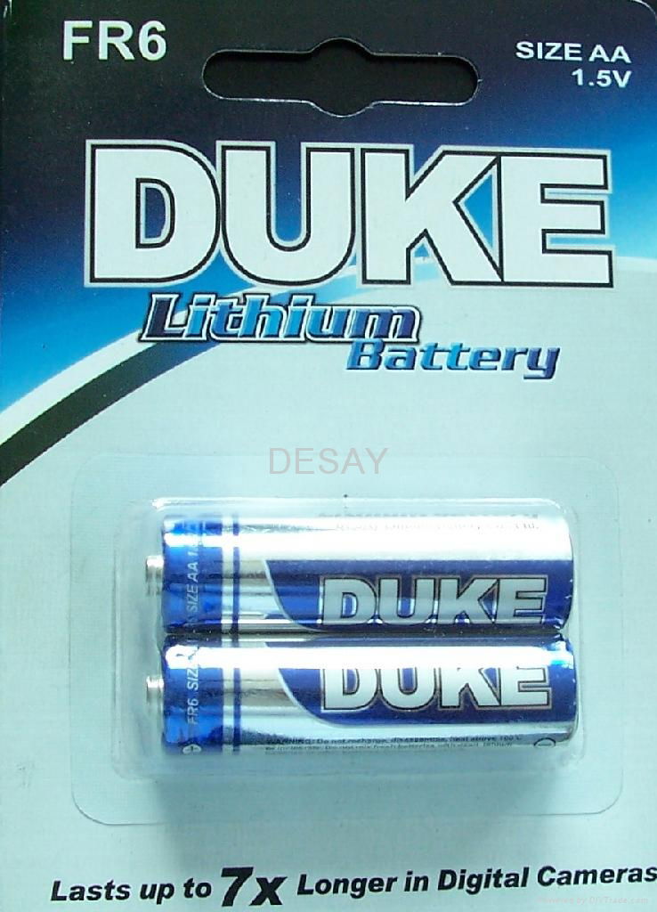 1.5V FR6 AA Lithium Iron Disulfide battery 2