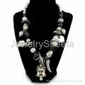 Women Costume Necklace Vintage Style Jewelry Set Wholesale Chinese Custom Trendy 2