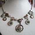 Women's Vintage Costume Jewelry Set Necklace Manufacturer Antique Charm Lampwork 2