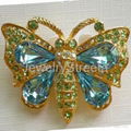 Yellow Gold Plated Fashion Rhinestone