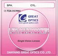 1.59 Polycarbonate Pc Aspheric Ophthalmic Lenses