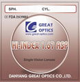 Super Hi-index 1.67 Hmc Emi Uv400 Aspheric Spectacle Lenses 1