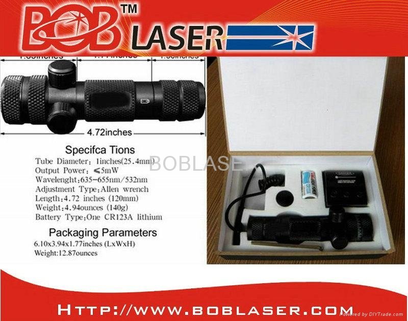 Green Laser Sight With 2 Adjusting Screws 5mw 2
