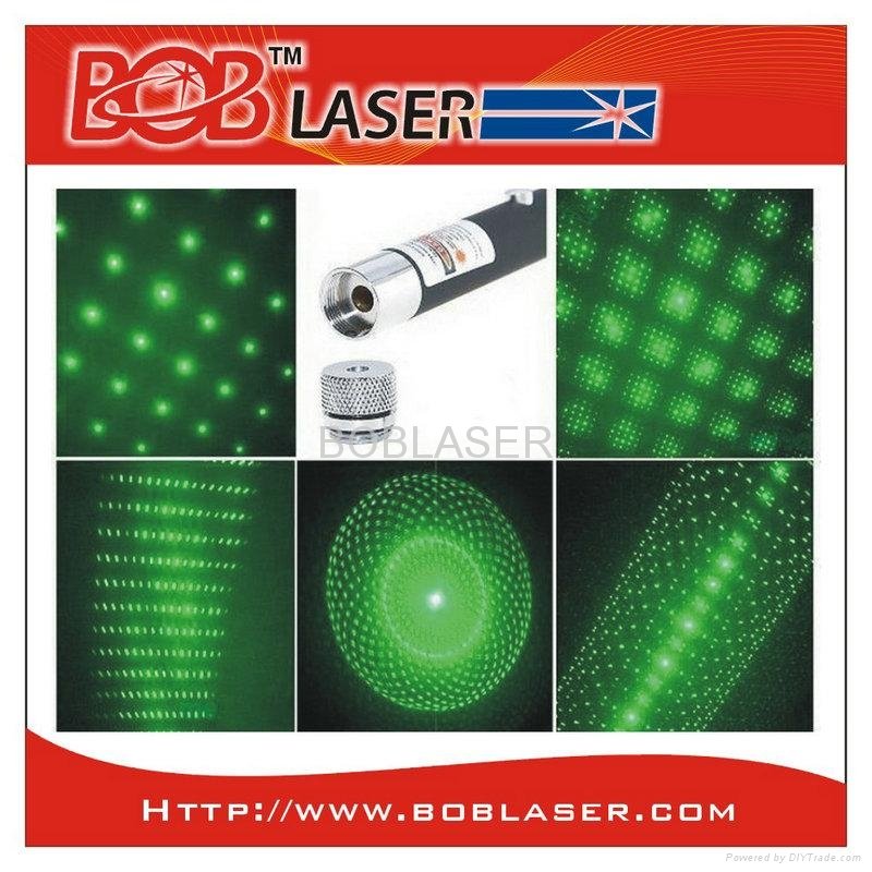 Green Laser Pointer With 5 Projector Caps 30mw - BGP-3012-1 - BOBLASER  (China Manufacturer) - Education Appliances - Office Supplies