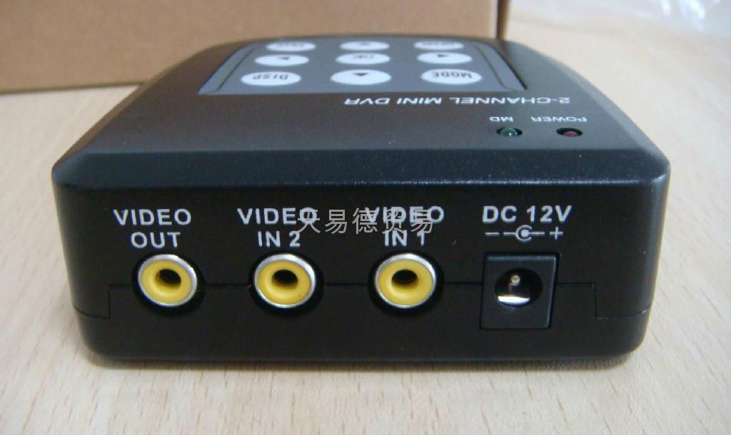 2 Channel CCTV Mini Real Time DVR SD Video Recorder 2