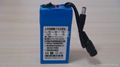 3000mA 12V Rechargeable Lithium Battery For Camera etc. 1