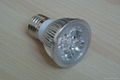 9.	E27 Warm White 4*1W LED Bulb Light Bulb 450Lm 4W SMD