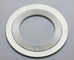 Spiral wound gasket with inner ring