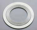 Spiral wound gasket with outer ring