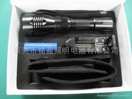 High power LED flashlight,  4