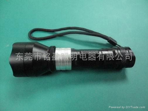 High power LED flashlight