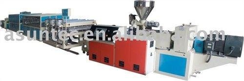 PVC Wood Plastic Co-exrtusion Foamed Wide Door Plate Production Line
