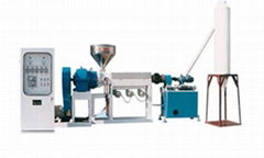 PVC Plastic Extrusion heat-cut granular line