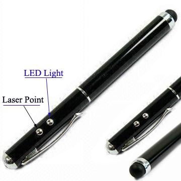 capacitive stylus with laser pointer and led 2