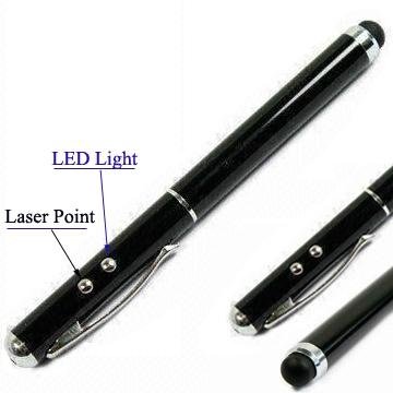 capacitive stylus with laser pointer and led 4