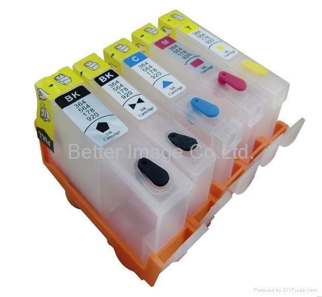 refillable cartridge and CISS for Hp364 Hp564 Hp178 with latest ARC 3