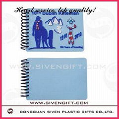 soft pvc notebook