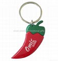 customized soft pvc key chain