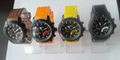 2012 trendy silicone sport watches men  2