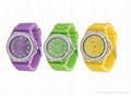 Geneva silicone watch