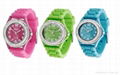 Geneva silicone watch 4