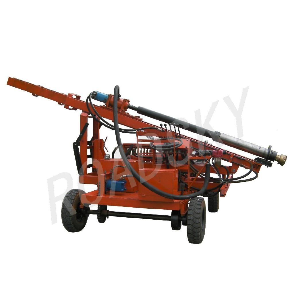 Hydraulic Driller for Guardrail Post 3