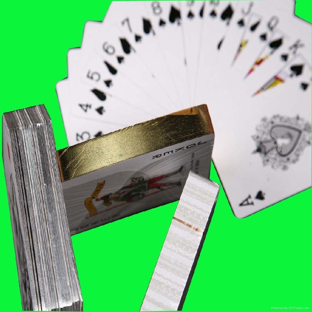 Gold/Silver edge playing cards