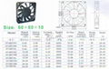 60*60*10 dc cooling fans for audio processor 2