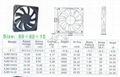 80*80*15mm vidio cameras cooling fans 2