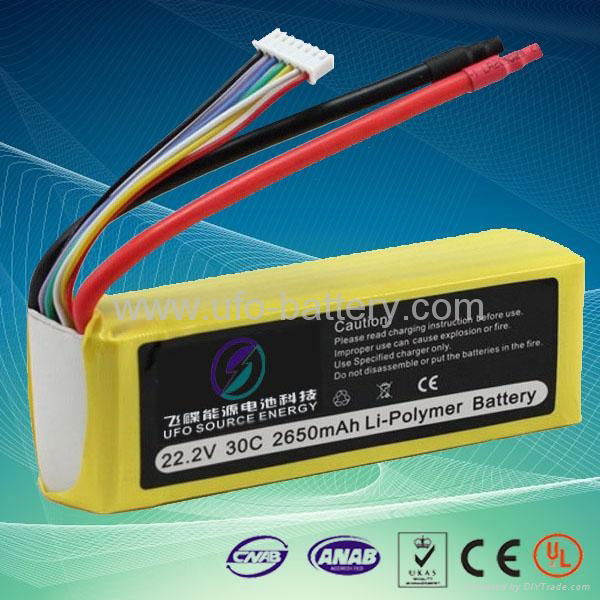 RC Model Battery Pack 18.5V 3300mAh 30C 5