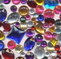 Flat Back Epoxy Beads Back Resin for Sewing on Ladies Clothes 1