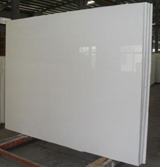 Pure White Pore Crystallized Glass Panel 