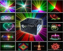 I Rainbow 6000A RGB Cartoon Laser Stage Light ILDA interface