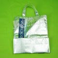 Silver Laminated non woven tote bag