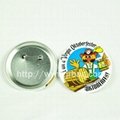 Custom imprinted pin button badges