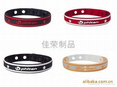 Silicone wrist bands